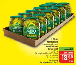 Marktkauf Kühne gewürzgurken Angebot