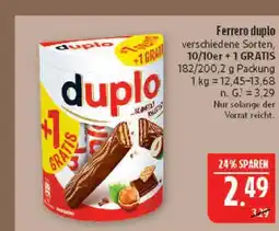 Marktkauf Ferrero duplo Angebot