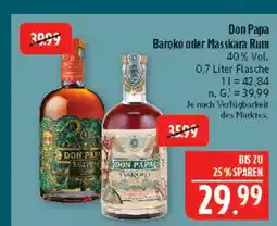 Marktkauf Don papa baroko rum Angebot