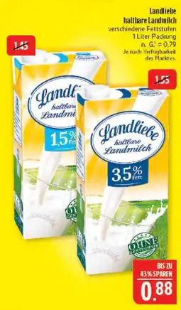 Marktkauf Landliebe haltbare landmilch Angebot