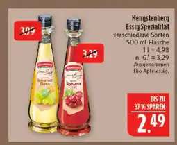 Marktkauf Hengstenberg essig spezialität Angebot