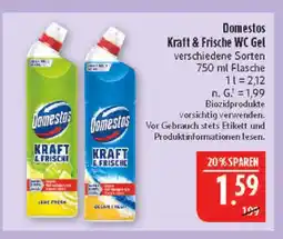 Marktkauf Domestos kraft & frische wc gel Angebot
