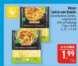Marktkauf Bürger spätzle Angebot