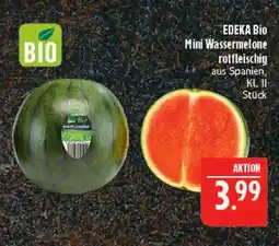 Marktkauf Edeka bio mini wassermelone rollfleischig Angebot