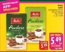 Marktkauf Melitta kaffee Angebot