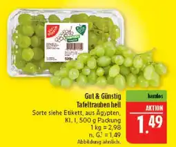Marktkauf Gut & günstig tafeltrauben hell Angebot
