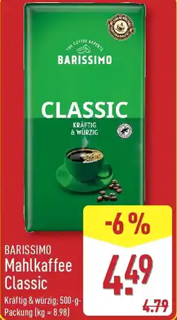 Aldi Nord BARISSIMO Mahlkaffee Classic Angebot