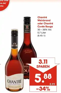 Netto Marken-Discount Chantré weinbrand oder cuvée rouge Angebot