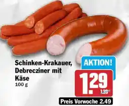 HIT Schinken-Krakauer, Debrecziner mit Käse Angebot