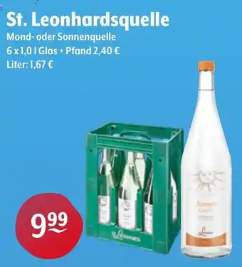 Getränke Hoffmann St. Leonhardsquelle Mond-oder Sonnenquelle Angebot