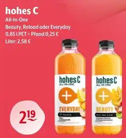 Getränke Hoffmann hohes C All-In-One Beauty, Reload oder Everyday Angebot