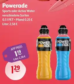 Getränke Hoffmann Powerade Sports oder Active Water Angebot