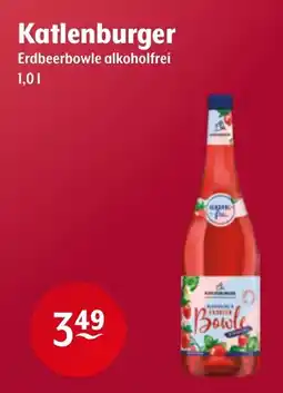 Getränke Hoffmann Katlenburger Erdbeerbowle alkoholfrei Angebot
