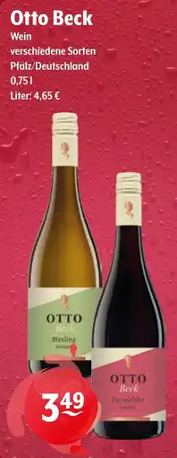 Getränke Hoffmann Otto Beck Wein Angebot