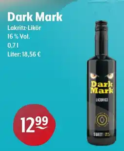 Getränke Hoffmann Dark Mark Lakritz-Likör Angebot