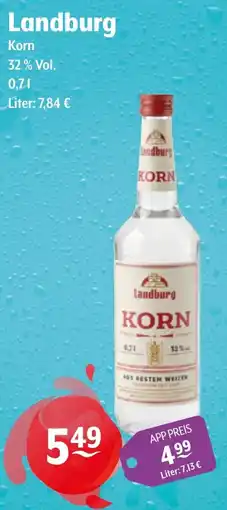 Getränke Hoffmann Landburg Korn Angebot