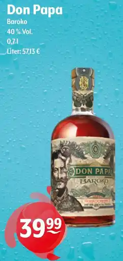 Getränke Hoffmann Don Papa Baroko Angebot