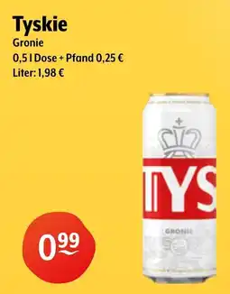 Getränke Hoffmann Tyskie Gronie Angebot