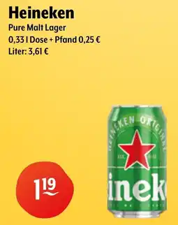 Getränke Hoffmann Heineken Pure Malt Lager Angebot