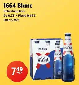 Getränke Hoffmann 1664 Blanc Refreshing Beer Angebot
