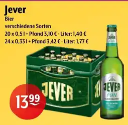 Getränke Hoffmann Jever Bier Angebot
