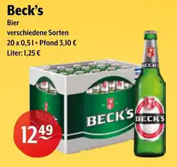 Getränke Hoffmann Beck's Bier Angebot