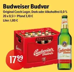 Getränke Hoffmann Budweiser Budvar Angebot