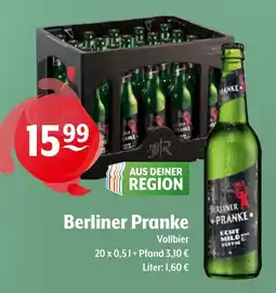 Getränke Hoffmann Berliner Pranke Vollbier Angebot
