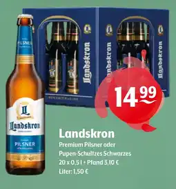 Getränke Hoffmann Landskron Premium Pilsner oder Pupen-Schultzes Schwarzes Angebot