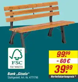 toom Baumarkt Bank ,,Gisela" Angebot