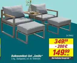 toom Baumarkt Balkonmöbel-Set „Smilla" Angebot