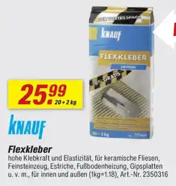 toom Baumarkt KNAUF Flexkleber Angebot