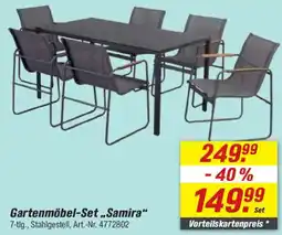 toom Baumarkt Gartenmöbel-Set „Samira" Angebot