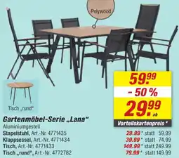 toom Baumarkt Gartenmöbel-Serie „,Lana" - Stapelstuhl Angebot