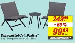 toom Baumarkt Balkonmöbel-Set „,Paulina" Angebot