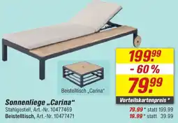 toom Baumarkt Sonnenliege,,Carina" Angebot