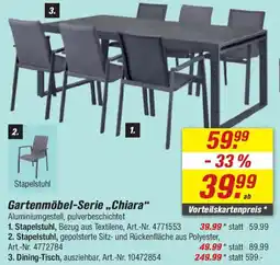 toom Baumarkt Gartenmöbel-Serie „,Chiara" Angebot