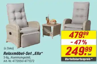 toom Baumarkt Relaxmöbel-Set „,Ella" Angebot