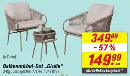 toom Baumarkt Balkonmöbel-Set ,,Giulia" Angebot