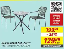 toom Baumarkt Balkonmöbel-Set „,Caro" Angebot