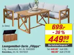 toom Baumarkt Loungemöbel-Serie ,,Filippa" Angebot