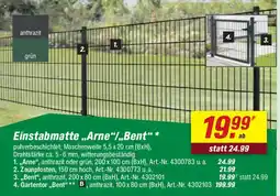 toom Baumarkt Einstabmatte „Arne"/,,Bent" Angebot