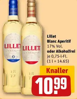 REWE Lillet Blanc Aperitif oder Alkoholfrei Angebot