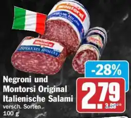 HIT Negroni und Montorsi Original Italienische Salami Angebot