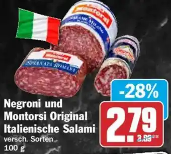 HIT Negroni und Montorsi Original Italienische Salami Angebot