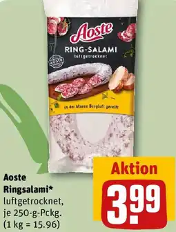 REWE Aoste Ringsalami Angebot