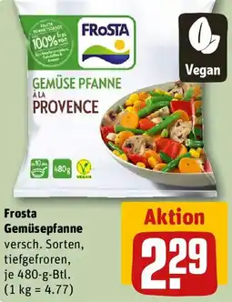 REWE Frosta Gemüsepfanne Angebot