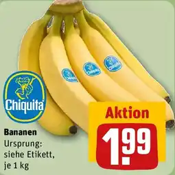 REWE Chiquita Bananen Angebot