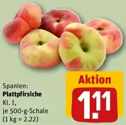 REWE Plattpfirsiche Angebot