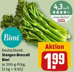 REWE Stangen-Broccoli Bimi Angebot